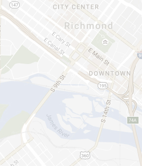map of downtown richmond