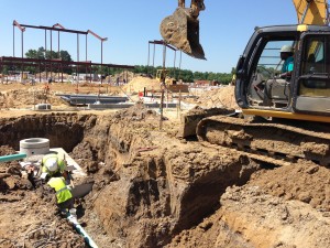 site utility excavation